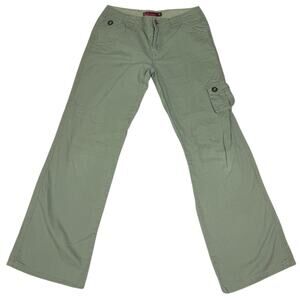Y2K So Junior Womens Size 5 Green Cargo Pants